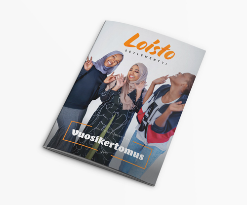 Loisto setlementti, vuosikertomus projektikuva