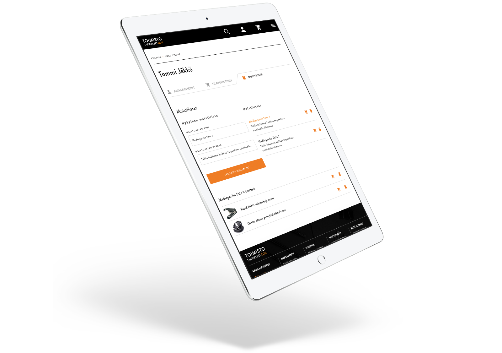 verkkokaupan käyttöliittymäsuunnittelu