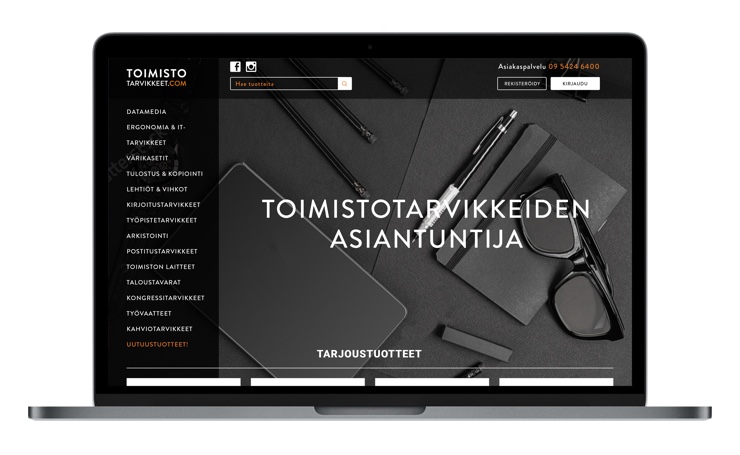 verkkokaupan käyttöliittymäsuunnittelu