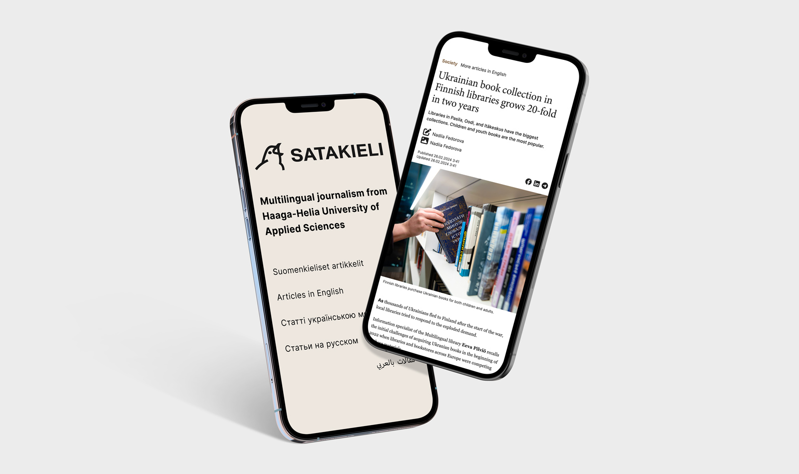 Satakieli-verkkomedia projektikuva