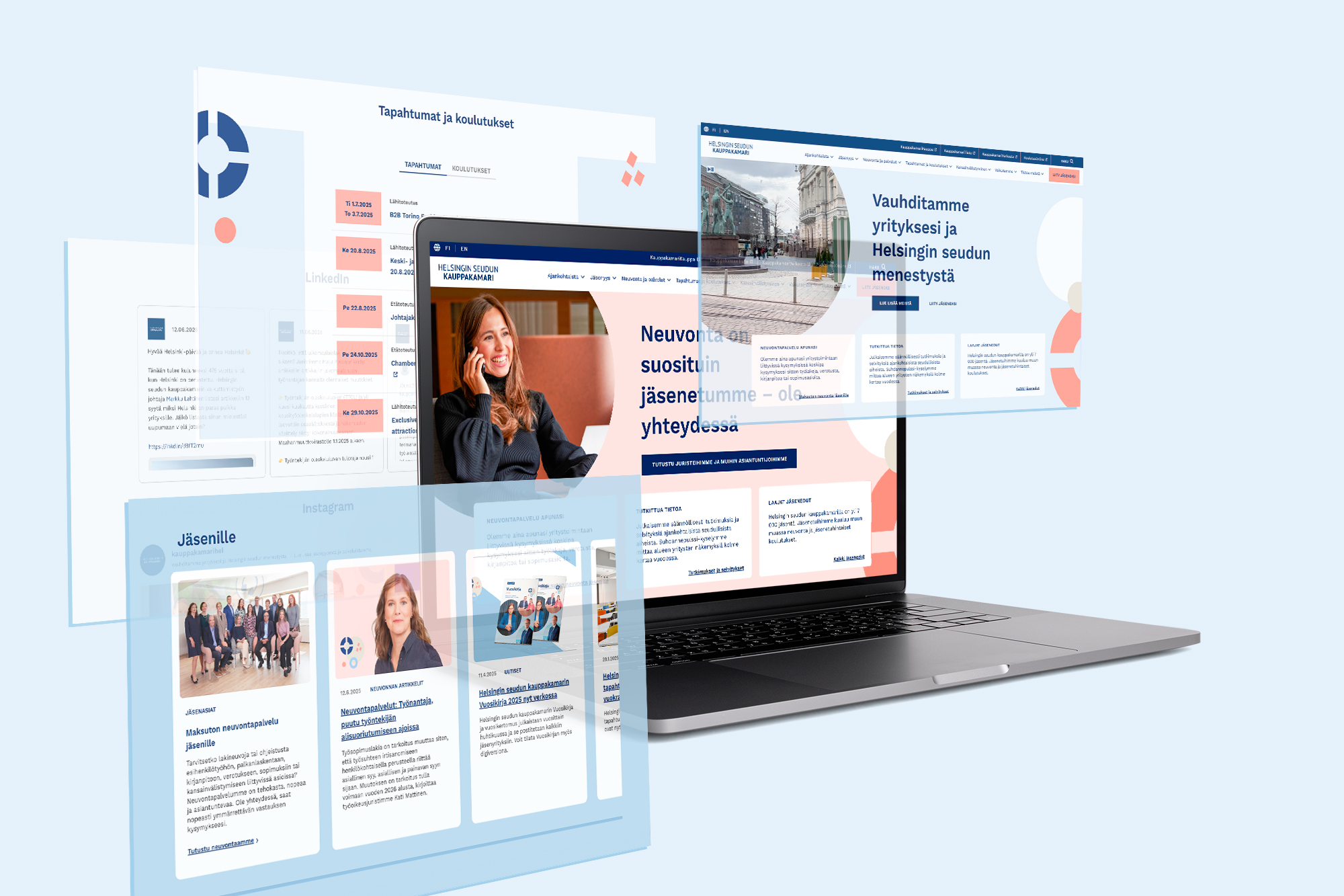 Helsingin seudun kauppakamari – UX-uudistus projektikuva